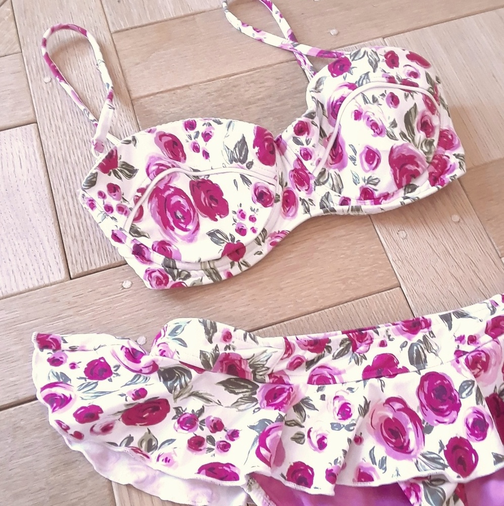 Seafolly Rose Bikini Swim Suit Size 8 and 10
